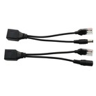 Poe Splitter Injector Kit 1 Pair Power Over Ethernet Passive Adapter 5 5x2 1mm