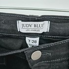 Judy Blue High Waist Super Flare Denim Jeans 7 28 Black 8396 Cotton Stretchy New