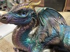 Windstone Editions 1997 Warrior Dragon Peacock Melody Pena Retired