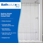 Kn61443pk2 Medium Weight 5 Gauge Waterproof Peva Shower Curtain Liner