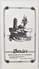 1990s Dario s Restaurant Lounge Menu Coral Pointe Shopping Center Cape Coral Fl