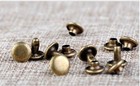 Double Cap Rivet Tubular Metal Leather Craft Repairs Studs 5-100pcs