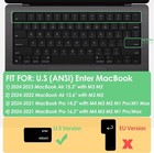 Keyboard Cover Skin For 2024-2021 Macbook Pro 14 Inch 16 Inch M4 M3 M2 M1 Pro ma
