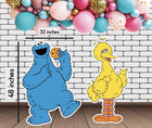 Elmo And Friends Cutouts  Stand Include  Cardboard Material  Diferent Size