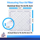 Filter King 15 5x19 5x4 Air Filter Merv 8  Ac Furnace Filters  4-pack 