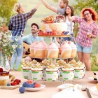 Acrylic Cupcake Stand  Clear Dessert Tower Holder Display With Base For Weddi   