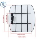 For John Deere 2  X 2  Or 2  X 3  Rops Tuff Top Tractor Canopy 52  X 52  White