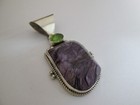 Vintage Navajo J  Linkin Sterling Silver Handmade Pendent