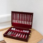Genrice Wooden Silverware Chest Without Silverware  Silverware Box Storage