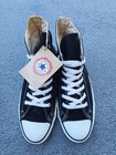 Vintage 80 s Black Converse Chuck Taylor All Star High Top Size 8 5 Made In Usa