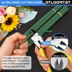 2 Pcs Wire Cutter Side Cutter Cable 6 5  Heavy Duty Cutting Pliers Carbide Steel