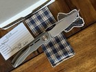Eutsler Custom Knives Duk Bronzed Milled Ti   Opening Hole   Magnacut   Bearings
