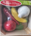 Melissa   Doug Solid Wood Play Sets Of Produce  fruits   Veggies    Dairy  Nice 