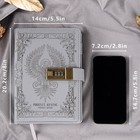 Phoenix Journal Notebook With Lock Vintage Leather Diary Refillable Pages