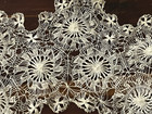 Antique Large Delicate Handmade Tenerife Needle Lace Collar