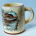 York Maine Me Beer Stein Germany Pottery Antique Souvenir Cup
