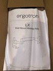 Ergotron Lx Wall Mount Monitor Arm 34   polished Aluminum  45-243-026       new      
