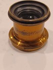 Antique Large Format Camera Lens Brass Made In Germany  Brass  For Parts Only  