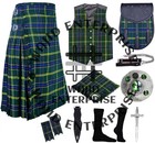 Scottish Traditional Handmade 8 Yard 13oz Tartan Kilt Men s Kilt   Accessories