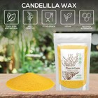 Candelilla Wax Pellets 100  Pure Natual Vegan Wax - Beeswax Substitute