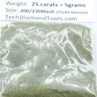 Techdiamondtools Diamond Powder 200 Grit 75-63 Microns  25 Cts   5 Grams