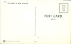 Vintage Postcard  Scenic New England   tis Spring  Tree Buds  Fields  Unused