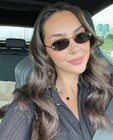 New Fendi Roma Women   s Rimless Oval Sunglasses Gold Metal Frame Brown Tinted