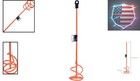 Paint   Mortar Mixer  16  L 3  Dia Compound sealer grout thinset plaster mud    