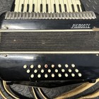 Vintage Piemonte Accordion Made In Italy Working Excellent Piano 24 Button Vtg