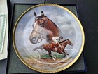 Vintage Fred Stone Thoroughbred Racing Horse Of The Year Cigar Signed Gold Plate