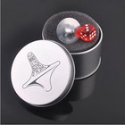 New Quality Inception Totem Accurate Spinning Top Zinc Alloy Silver Vintage Toy