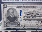 1902  5 Chatham   Phenix Nb Of New York Ch  10778 Fr 606 Pmg Vf30 Ecc c  Inc 