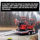 Free Ship unloading Ride-on Wheeled Mini Skid Steer Loader Honda 23hp Hy480d