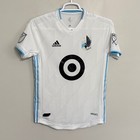 Adidas Mens Small Minnesota United Fc White 2019 Mls Climacool Soccer Jersey