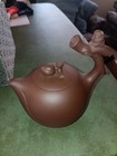Vintage 20th C  Chinese Yixing Xishi Zisha Clay Handmade Small Teapot 4 1 4  