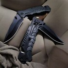 7 9  Spring Open Assisted Tactical Folding Pocket Knife Edc Blade Tactical Tool