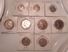 Vintage Great Britain Coin Lot  1     2  Shillings   A Few 6 Pence  9  Coin Lot 