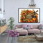 Fall 5d Diamond 16 Inches X 12 X 0 3 Inches  Thanksgiving