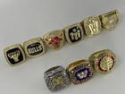 Chicago Bulls Michael Jordan Championship 9 Ring Set Unc Dream Team Hall Of Fame