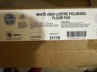 Triple S 20    White High Polishing Floor Pad Case Of 5