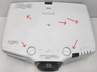 Epson Powerlite Pro G6450wu Wuxga 3lcd Projector 4 500 Lumens 2294 Lamp Hours