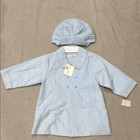 Petit Ami Light Blue Baby Coat  With Hat New Size 18 Mo