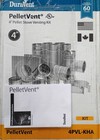 Duravent 4pvl-kha 4  Pelletvent Horizontal Vent Kit Stove Pipe Complete 11-piece