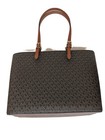Michael Kors Womens Jet Set Travel Medium Double Pocket Tote Non-leather Vegan