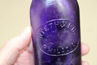 Wyeth   Bro Medicine Druggist Pharmacy Bottle Purple 7 1 2  