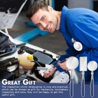 3 Pieces Telescoping Inspection Mirror Stainless Steel Extendable Mechanic Mirro