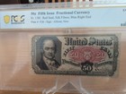 Fractional Currency Fr    1381 Fifth Issue   50   Cents Xf 40 Pcgs Banknote  bin 