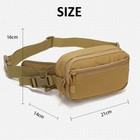 Men s Tactical Waist Bag Pistol Holster Fanny Pack Crossbody Bags Multifunction