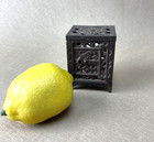 Antique Cast Iron Safe Still Coin Bank J e Stevens Pat June 1896 Charming Decor