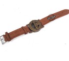 Vintage Nautical Brass Compass Marine Sundial Sunclock Maritime Wrist Watch